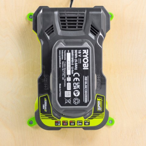 Uchwyt mocowanie do ładowarki Ryobi RC18150 18V Łatwy i szybki montaż Zielo Uchwyt mocowanie do ładowarki Ryobi RC18150 18V Łatwy i szybki montaż Zielo
