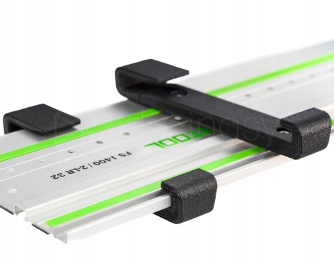 2x Uchwyty montażowe na ścianę do szyna prowadząca Festool - Szybkie 2x Uchwyty montażowe na ścianę do szyna prowadząca Festool - Szybkie