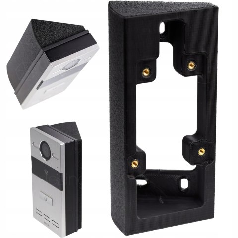 Adapter montażu pod kątem panelu bramowego wideomofonu Kenik KG-S22R LEWY Adapter montażu pod kątem panelu bramowego wideomofonu Kenik KG-S22R LEWY