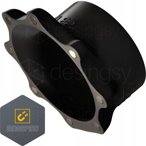 Szybkozłącze Magnetyczne do Makita LB 1200 Port MAGSPIRO SPIRO Ø120 Czarny Szybkozłącze Magnetyczne do Makita LB 1200 Port MAGSPIRO SPIRO Ø120 Czarny