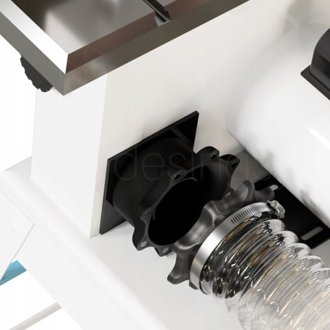Szybkozłącze Magnetyczne do Makita LB 1200 Port MAGSPIRO SPIRO Ø120 Czarny Szybkozłącze Magnetyczne do Makita LB 1200 Port MAGSPIRO SPIRO Ø120 Czarny