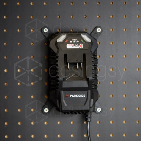 Uchwyt mocowanie do ładowarki Parkside X20V PLG 20 C3 Łatwy i szybki montaż Uchwyt mocowanie do ładowarki Parkside X20V PLG 20 C3 Łatwy i szybki montaż