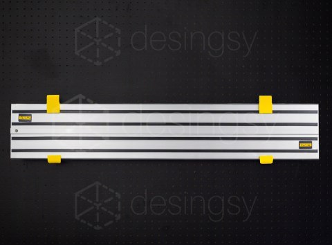 2x Uchwyty montażowe na ścianę do szyna prowadząca DeWalt- Szybki montaż 2x Uchwyty montażowe na ścianę do szyna prowadząca DeWalt- Szybki montaż