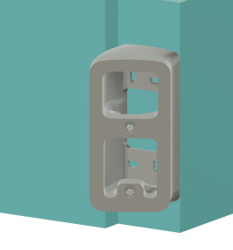 Adapter do montażu pod kątem stacji DAHUA VT02111D-P-S2 PuszkaKatowa