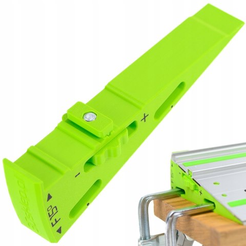 Dystans klin kątowy WedgeF15 cięcie 60° w miejsce 45° do prowadnicy Festool