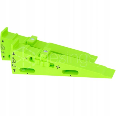 Dystans klin kątowy WedgeF15 cięcie 60° w miejsce 45° do szyny Festool 2szt Dystans klin kątowy WedgeF15 cięcie 60° w miejsce 45° do szyny Festool 2szt