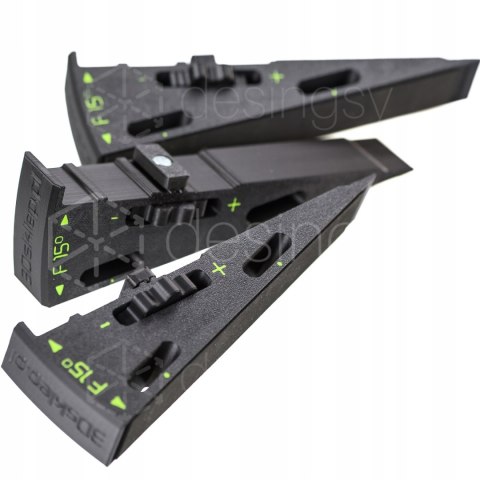 Dystans klin kątowy WedgeF15 cięcie 60° w miejsce 45° do szyny Festool 3szt Dystans klin kątowy WedgeF15 cięcie 60° w miejsce 45° do szyny Festool 3szt