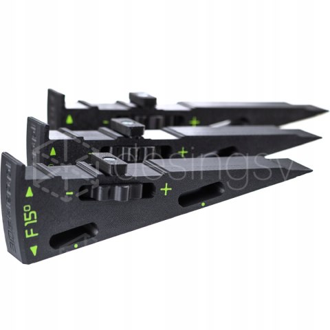 Dystans klin kątowy WedgeF15 cięcie 60° w miejsce 45° do szyny Festool 3szt Dystans klin kątowy WedgeF15 cięcie 60° w miejsce 45° do szyny Festool 3szt