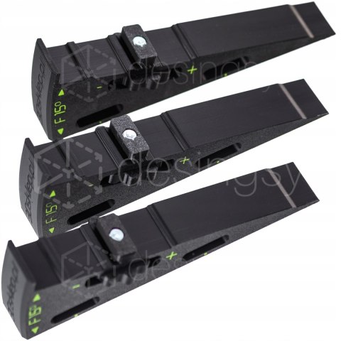 Dystans klin kątowy WedgeF15 cięcie 60° w miejsce 45° do szyny Festool 3szt Dystans klin kątowy WedgeF15 cięcie 60° w miejsce 45° do szyny Festool 3szt