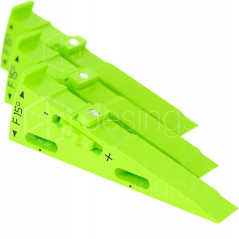 Dystans klin kątowy WedgeF15 cięcie 60° w miejsce 45° do szyny Festool 3szt Dystans klin kątowy WedgeF15 cięcie 60° w miejsce 45° do szyny Festool 3szt