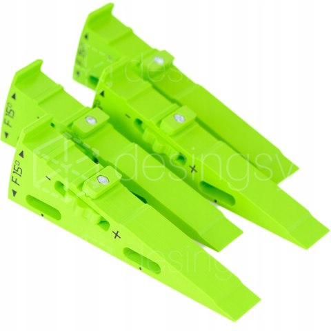 Dystans klin kątowy WedgeF15 cięcie 60° w miejsce 45° do szyny Festool 4szt Dystans klin kątowy WedgeF15 cięcie 60° w miejsce 45° do szyny Festool 4szt