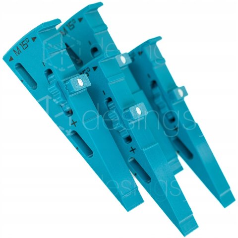 Dystans klin kątowy WedgeM15 cięcie 60° w miejsce 45° do prowadnicy Makita Dystans klin kątowy WedgeM15 cięcie 60° w miejsce 45° do prowadnicy Makita