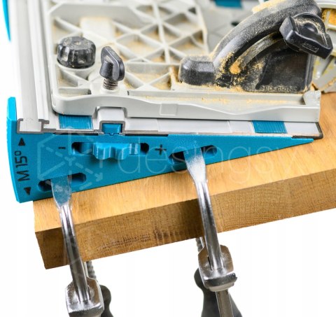 Dystans klin kątowy WedgeM15 cięcie 60° w miejsce 45° do prowadnicy Makita Dystans klin kątowy WedgeM15 cięcie 60° w miejsce 45° do prowadnicy Makita