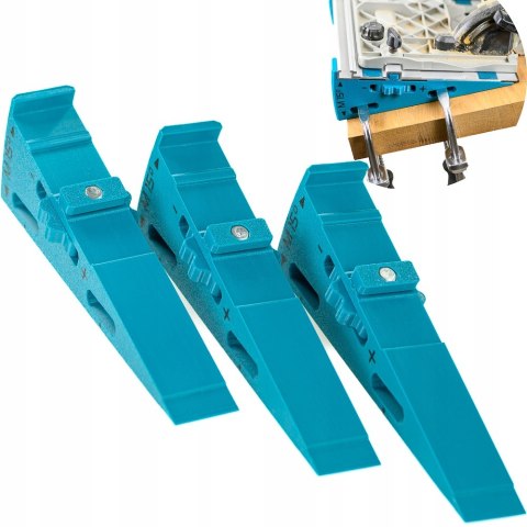 Dystans klin kątowy WedgeM15 cięcie 60° w miejsce 45° do prowadnicy Makita Dystans klin kątowy WedgeM15 cięcie 60° w miejsce 45° do prowadnicy Makita