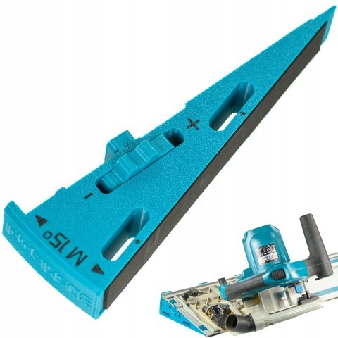 Dystans klin kątowy WedgeM15 cięcie 60° w miejsce 45° do prowadnicy Makita