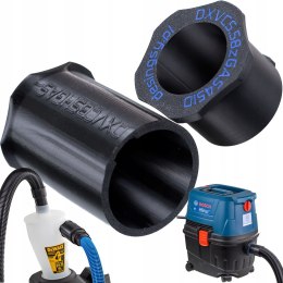 Zestaw adapterów do połączenia DeWalt DXVCS003 i odkurzacza BOSCH GAS wężami