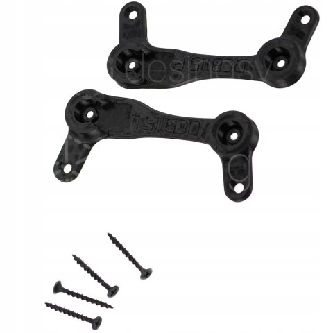 Uchwyt mocowanie do ładowarki Dewalt DCB1104 Łatwy i szybki montaż czarny