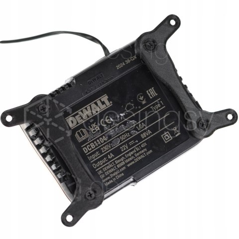 Uchwyt mocowanie do ładowarki Dewalt DCB1104 Łatwy i szybki montaż czarny