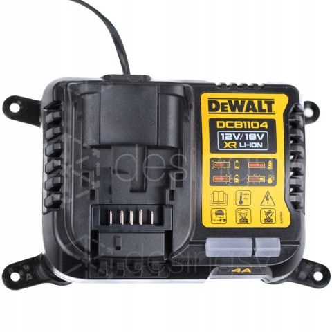 Uchwyt mocowanie do ładowarki Dewalt DCB1104 Łatwy i szybki montaż czarny