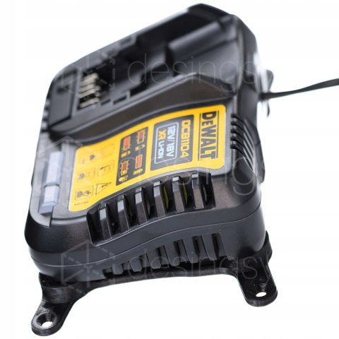 Uchwyt mocowanie do ładowarki Dewalt DCB1104 Łatwy i szybki montaż czarny