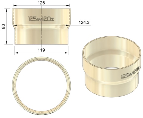 Adapter do spiro 125w120z