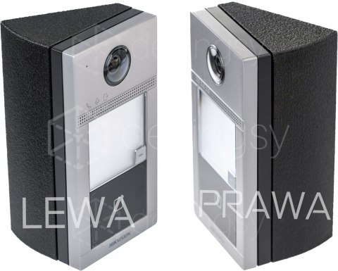 ZWĘŻANY Adapter montażu pod kątem do stacji HIKVISION DS-KV8113-WME1(C) Lewy Prawy SŁUPEK 80