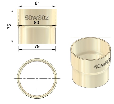 Adapter do spiro 80w80z