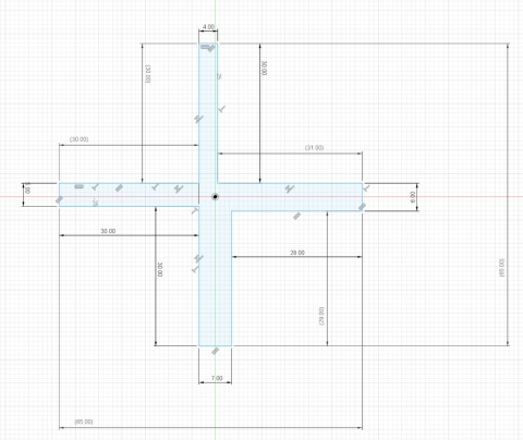 Dystans krzyżak do desek tarasowych