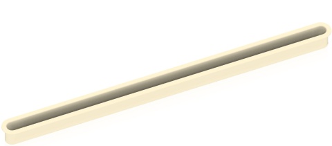 Maskownica Szczelinowa Wentylacyjna 350z14.3zKołnierz5Wys18.5 Beżowy