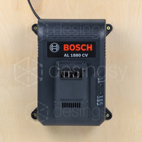 Uchwyt mocowanie pasujące do ładowarki BOSCH AL1880CV Łatwy i szybki montaż