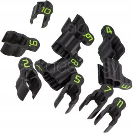 Blokady głębokości frezowania do Domino DF500 - zestaw 11 dystansów 1-11 mm