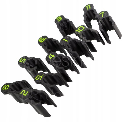 Blokady głębokości frezowania do Domino DF500 - zestaw 11 dystansów 1-11 mm