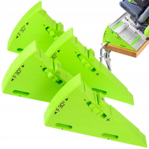 Dystans klin kątowy WedgeF30 cięcie 75° w miejsce 45° do prowadnicy Festool