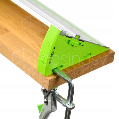 Dystans klin kątowy WedgeF30 cięcie 75° w miejsce 45° do prowadnicy Festool