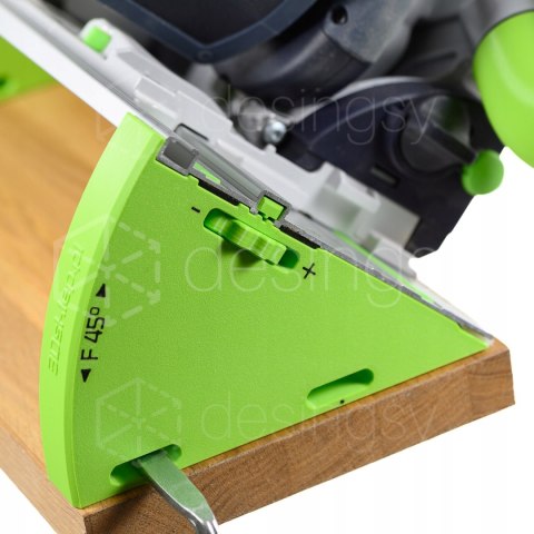 Dystans klin kątowy WedgeF45 cięcie 75° w miejsce 45° do prowadnicy Festool
