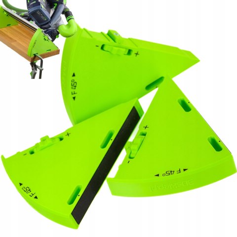 Dystans klin kątowy WedgeF45 cięcie 75° w miejsce 45° do prowadnicy Festool