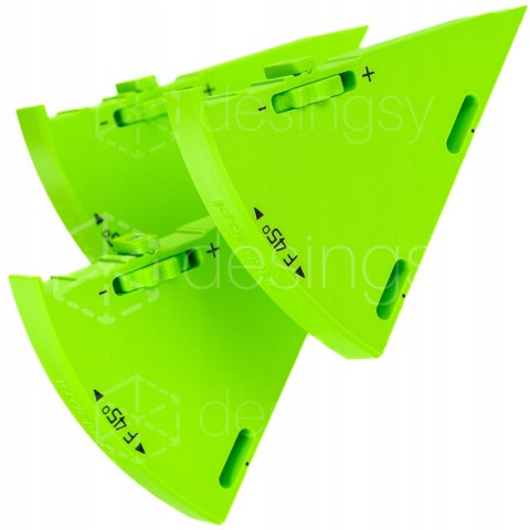 Dystans klin kątowy WedgeF45 cięcie 75° w miejsce 45° do prowadnicy Festool