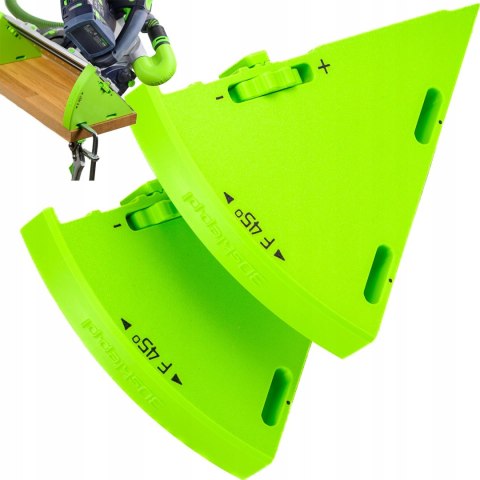 Dystans klin kątowy WedgeF45 cięcie 75° w miejsce 45° do prowadnicy Festool