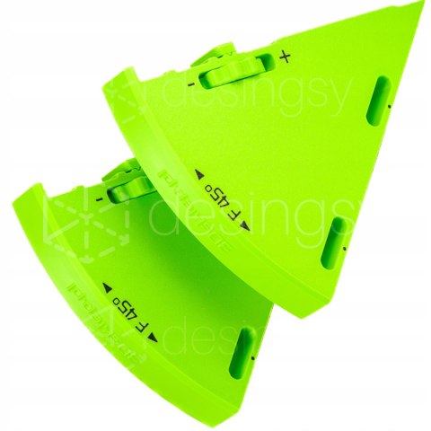 Dystans klin kątowy WedgeF45 cięcie 75° w miejsce 45° do prowadnicy Festool