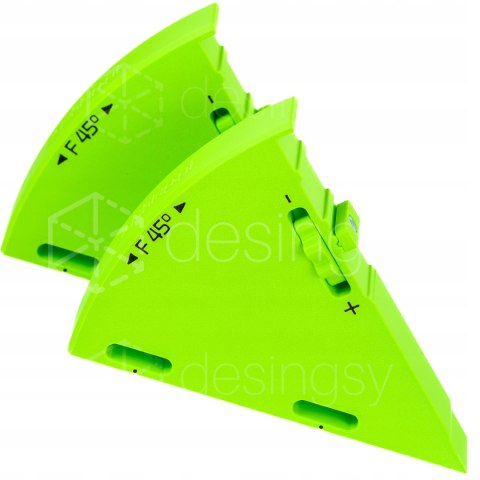 Dystans klin kątowy WedgeF45 cięcie 75° w miejsce 45° do prowadnicy Festool