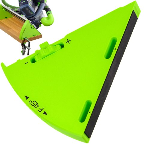 Dystans klin kątowy WedgeF45 cięcie 75° w miejsce 45° do prowadnicy Festool