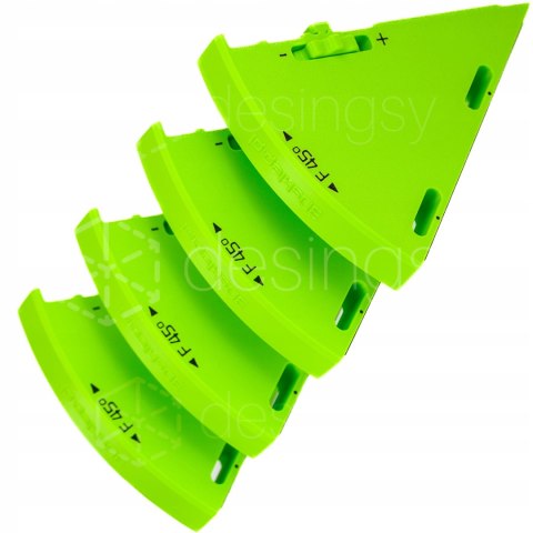 Dystans klin kątowy WedgeF45 cięcie 75° w miejsce 45° do prowadnicy Festool