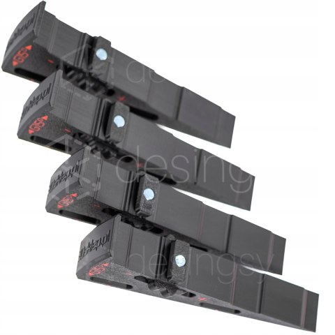 Dystans klin kątowy WedgeG15 cięcie 60° w miejsce 45 do prowadnicy Graphite