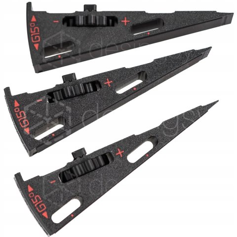 Dystans klin kątowy WedgeG15 cięcie 60° w miejsce 45 do prowadnicy Graphite