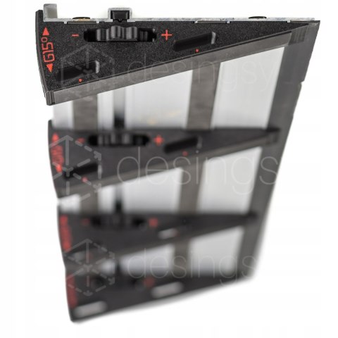 Dystans klin kątowy WedgeG15 cięcie 60° w miejsce 45 do prowadnicy Graphite