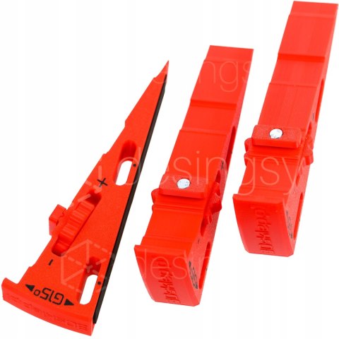 Dystans klin kątowy WedgeG15 cięcie 60° w miejsce 45 do prowadnicy Graphite