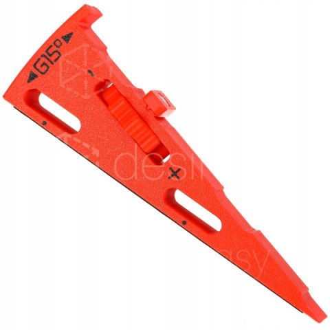 Dystans klin kątowy WedgeG15 cięcie 60° w miejsce 45 do prowadnicy Graphite