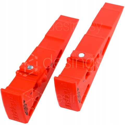 Dystans klin kątowy WedgeG15 cięcie 60° w miejsce 45 do prowadnicy Graphite