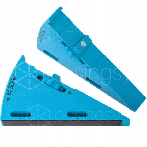 Dystans klin kątowy WedgeM30 cięcie 75° w miejsce 45° do prowadnicy Makita