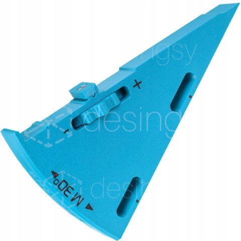 Dystans klin kątowy WedgeM30 cięcie 75° w miejsce 45° do prowadnicy Makita